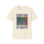 Coder Dad Like a Regular Dad But Computes T-Shirt