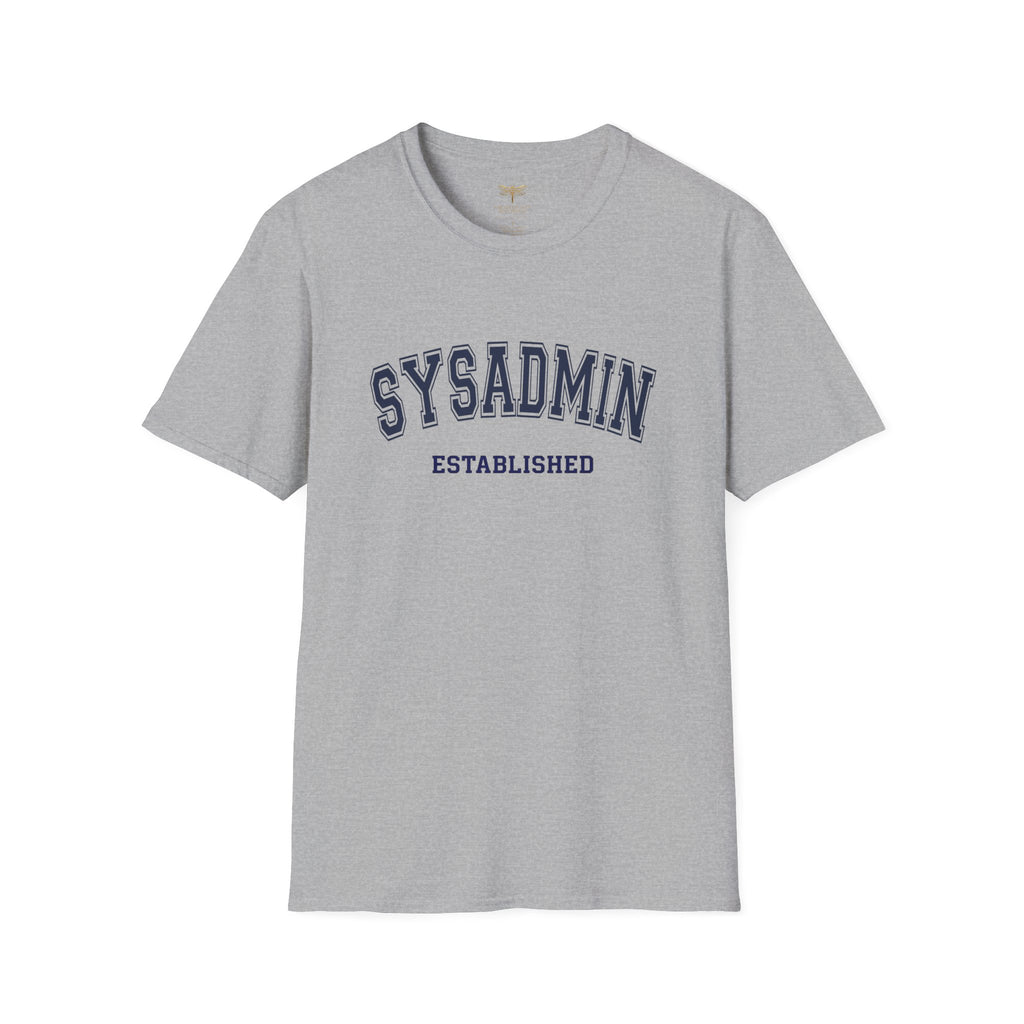Varsity SysAdmin Established T-Shirt