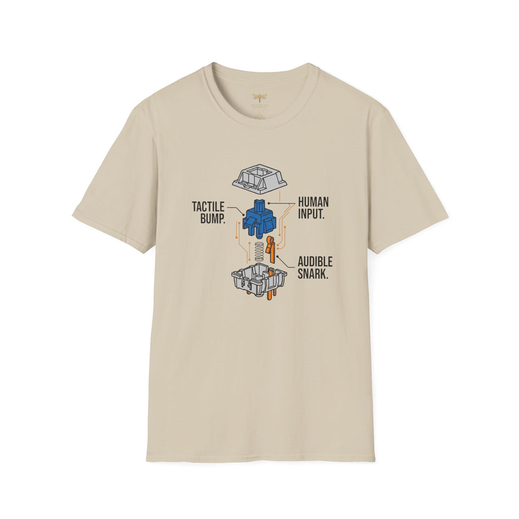 Tactile Bump Human Input Audible Snark T-Shirt