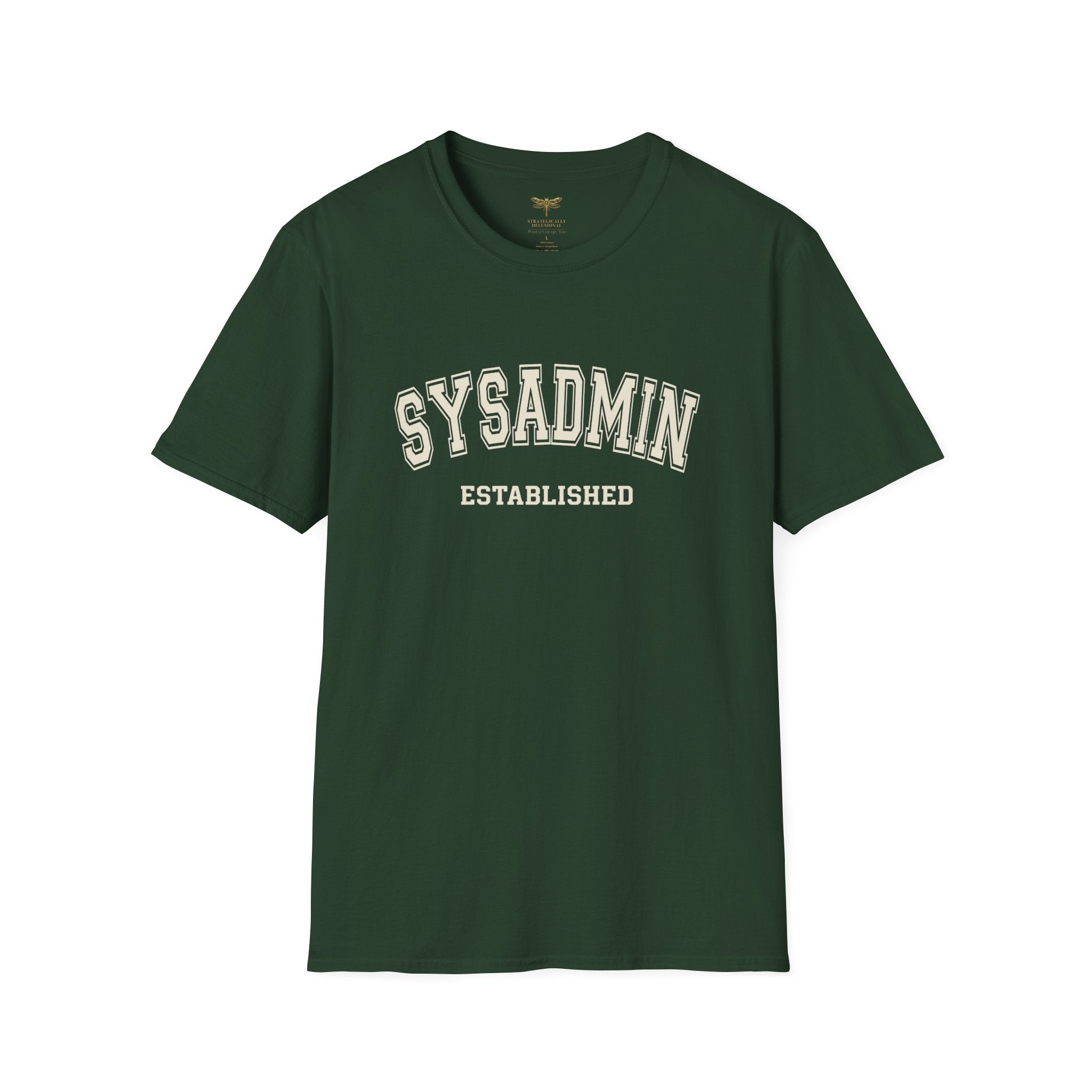 Varsity SysAdmin Established T-Shirt