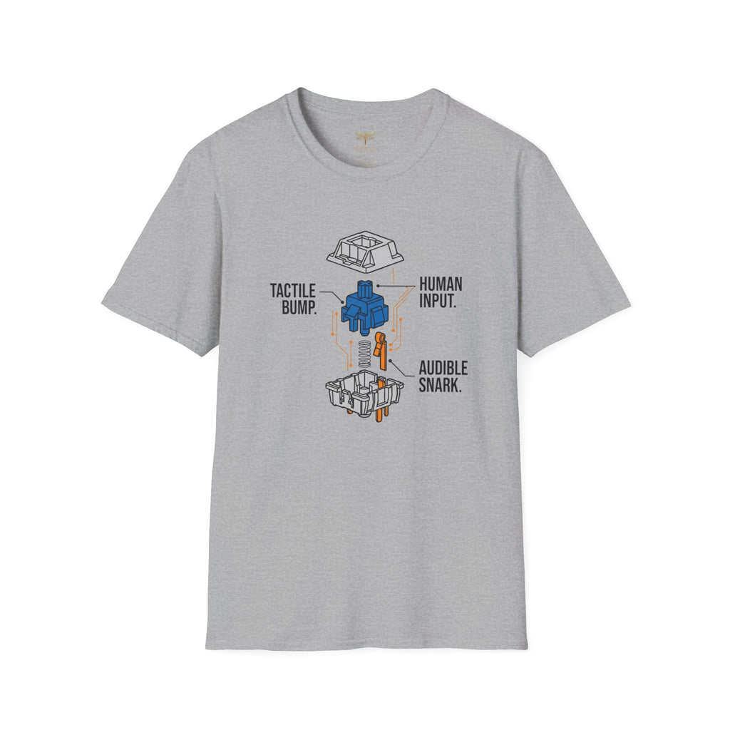 Tactile Bump Human Input Audible Snark T-Shirt