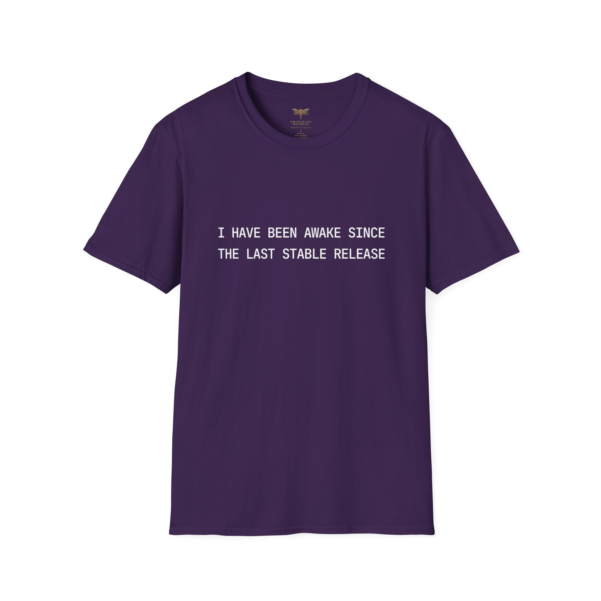 I Have Been Awake Since the Last Stable Release T-Shirt