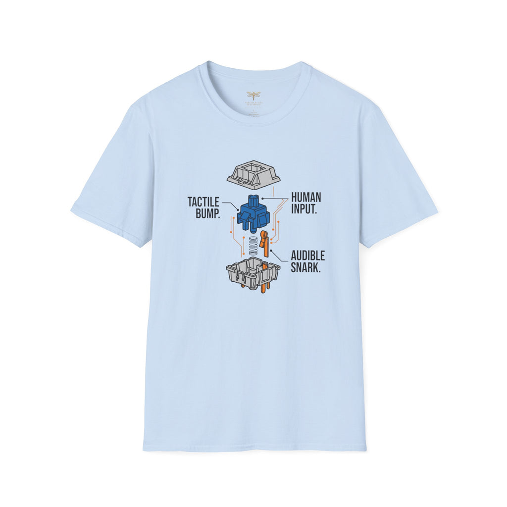 Tactile Bump Human Input Audible Snark T-Shirt