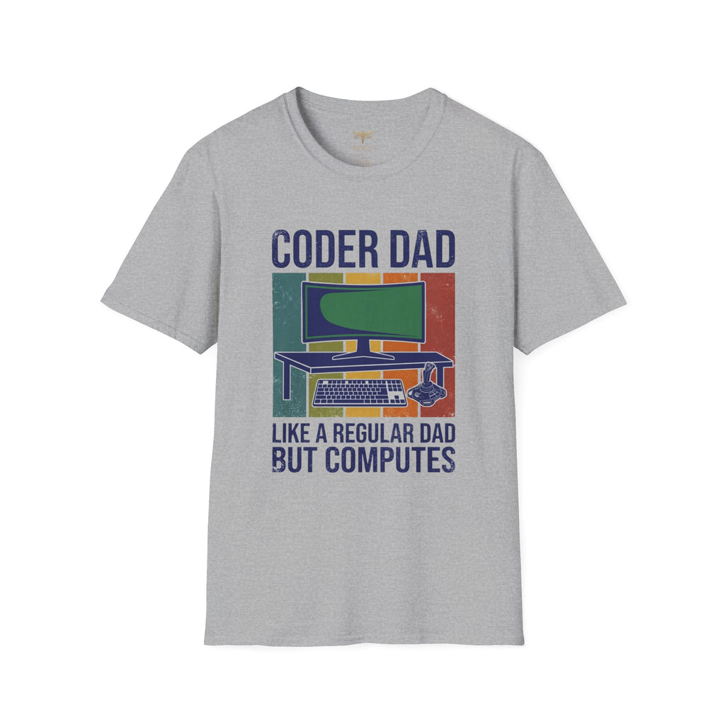 Coder Dad Like a Regular Dad But Computes T-Shirt