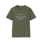 Logical Imperative While Alive Build T-Shirt
