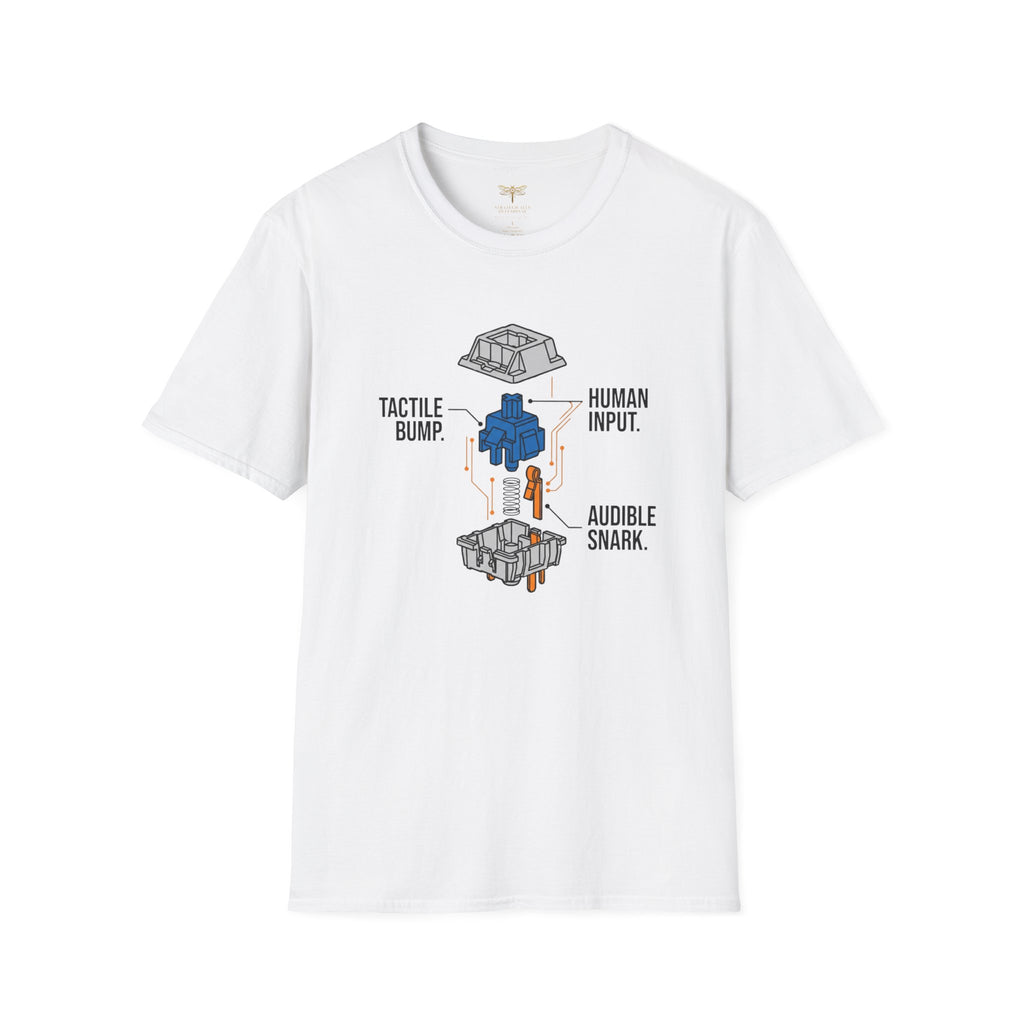 Tactile Bump Human Input Audible Snark T-Shirt
