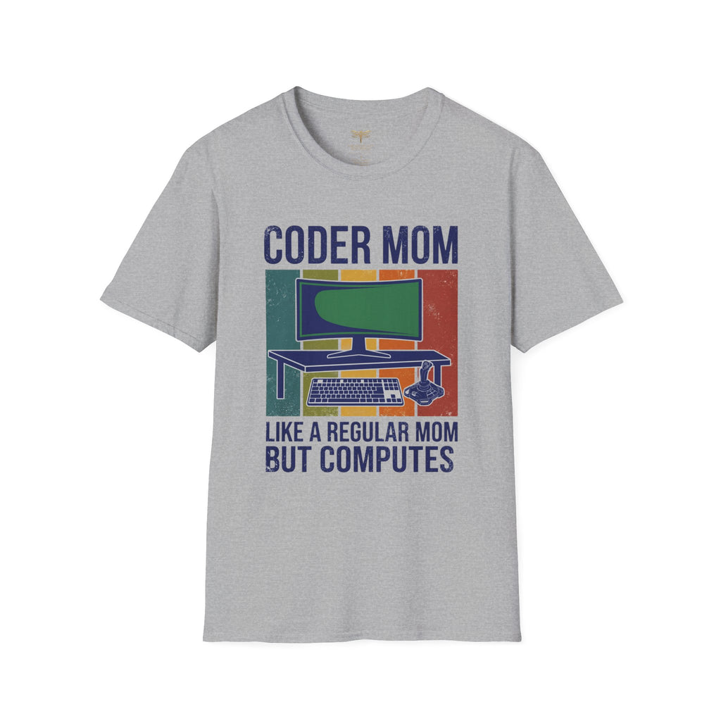 Coder Mom Like a Regular Mom But Computes T-Shirt